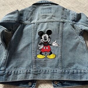 Levi's  x Disney Mickey Mouse Denim Trucker Jacket Size 4/5